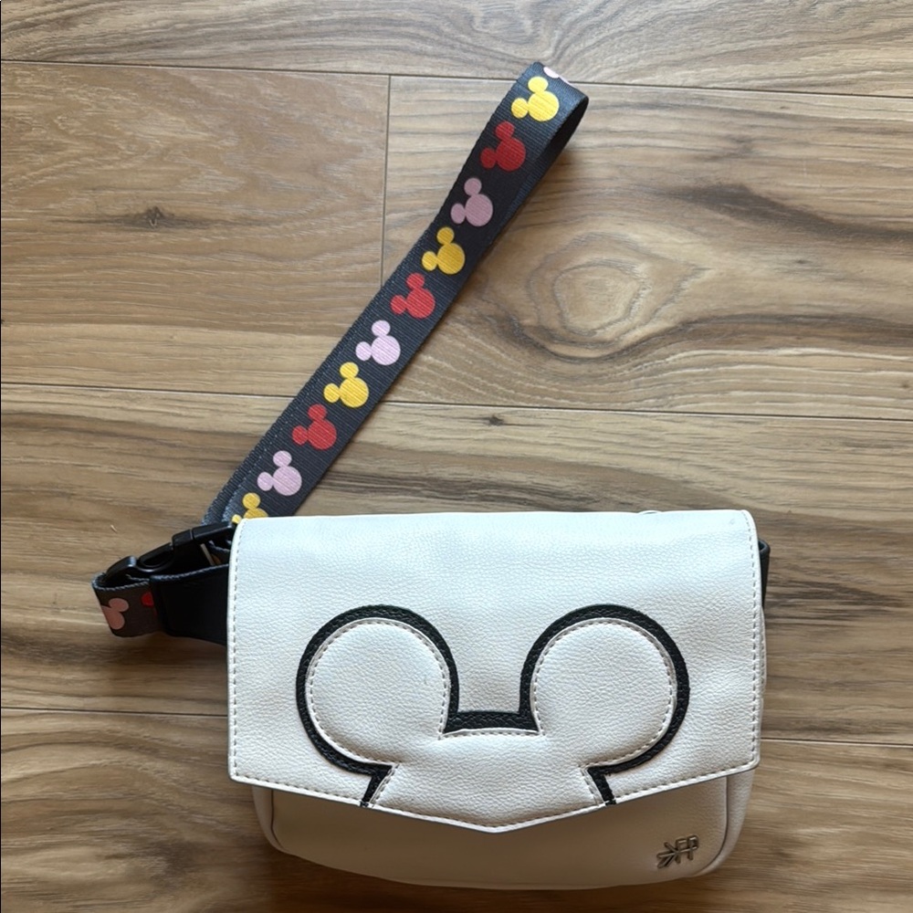 Freshly Picked Cream Crossbody Bag with Mickey Design